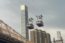 Канатная дорога на Остров Рузвельта в Нью-Йорке